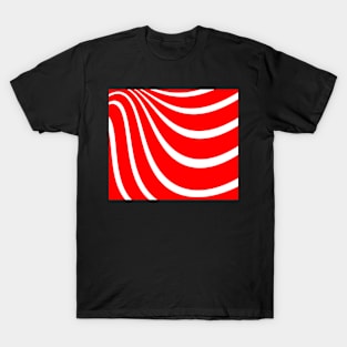 Abstract - red and white. T-Shirt